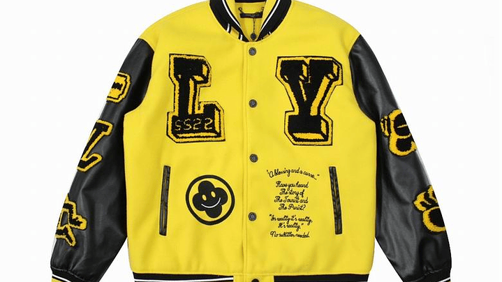 Varsity Jacket louis vuitton amarilla 1