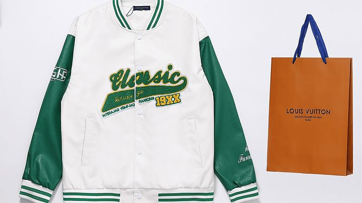 Varsity Jacket louis vuitton blanca classic 1