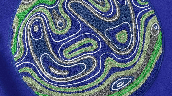 Varsity Jacket louis vuitton Grey&Blue 5