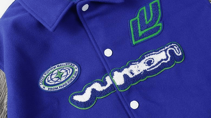 Varsity Jacket louis vuitton Grey&Blue 6