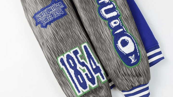 Varsity Jacket louis vuitton Grey&Blue 7