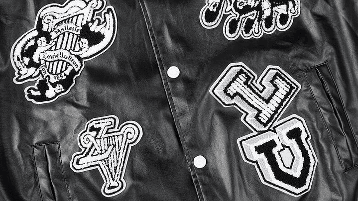 Varsity Jacket louis vuitton  negra Class of 2022 4