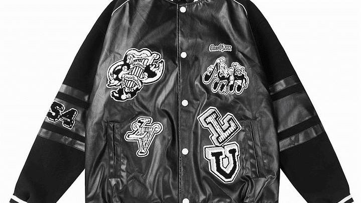 Varsity Jacket louis vuitton  negra Class of 2022 1