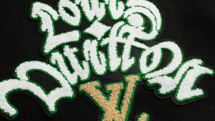 Varsity Jacket louis vuitton Negra & verde Looking 4