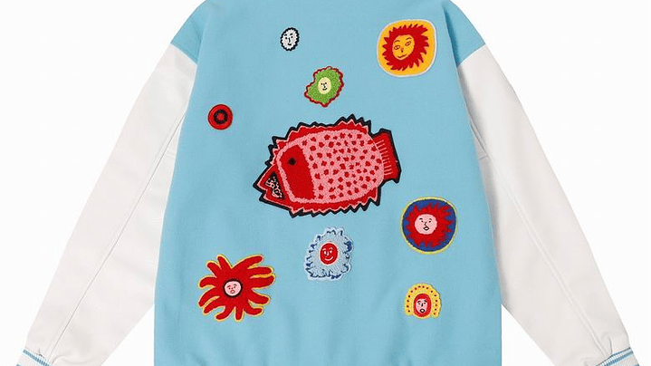 Varsity Jacket louis vuitton Sky Blue Ocean 2