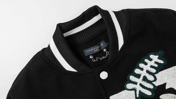 Varsity Jacket louis vuitton negra seagull 6