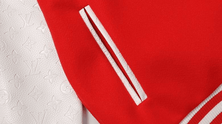 Varsity Jacket louis vuitton roja flower 8