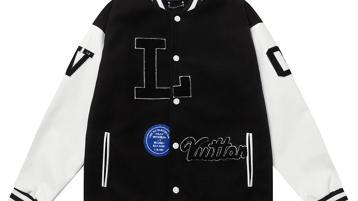 Varsity Jacket louis vuitton negra Dreaming 1