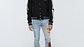 Varsity Jacket Amiri Bones wool-blend negra - Miniatura 5