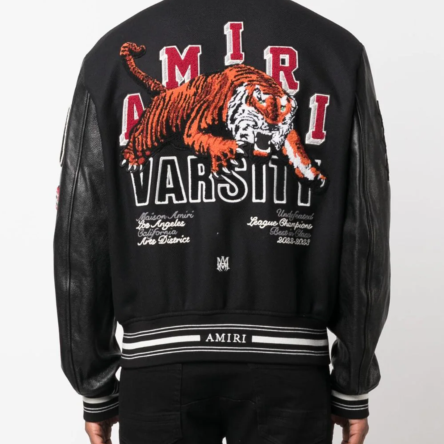 Varsity Jacket Amiri Best in Glass negra 2