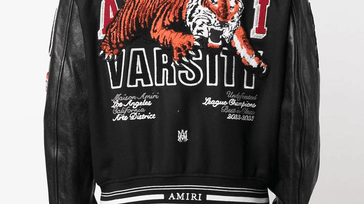 Varsity Jacket Amiri Best in Glass negra 2