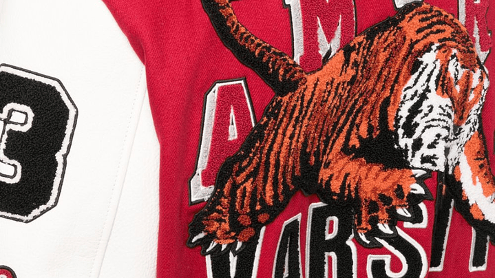 Varsity Jacket Amiri Best in Glass roja 4