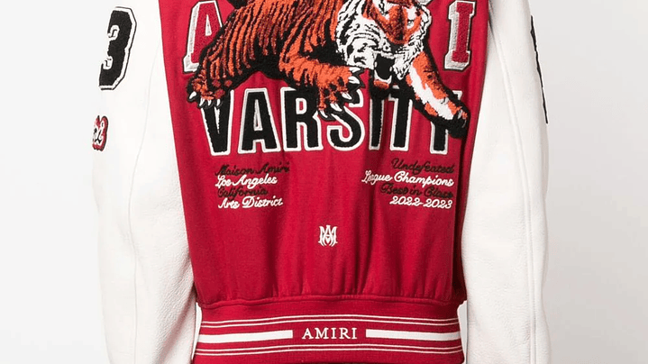 Varsity Jacket Amiri Best in Glass roja 5