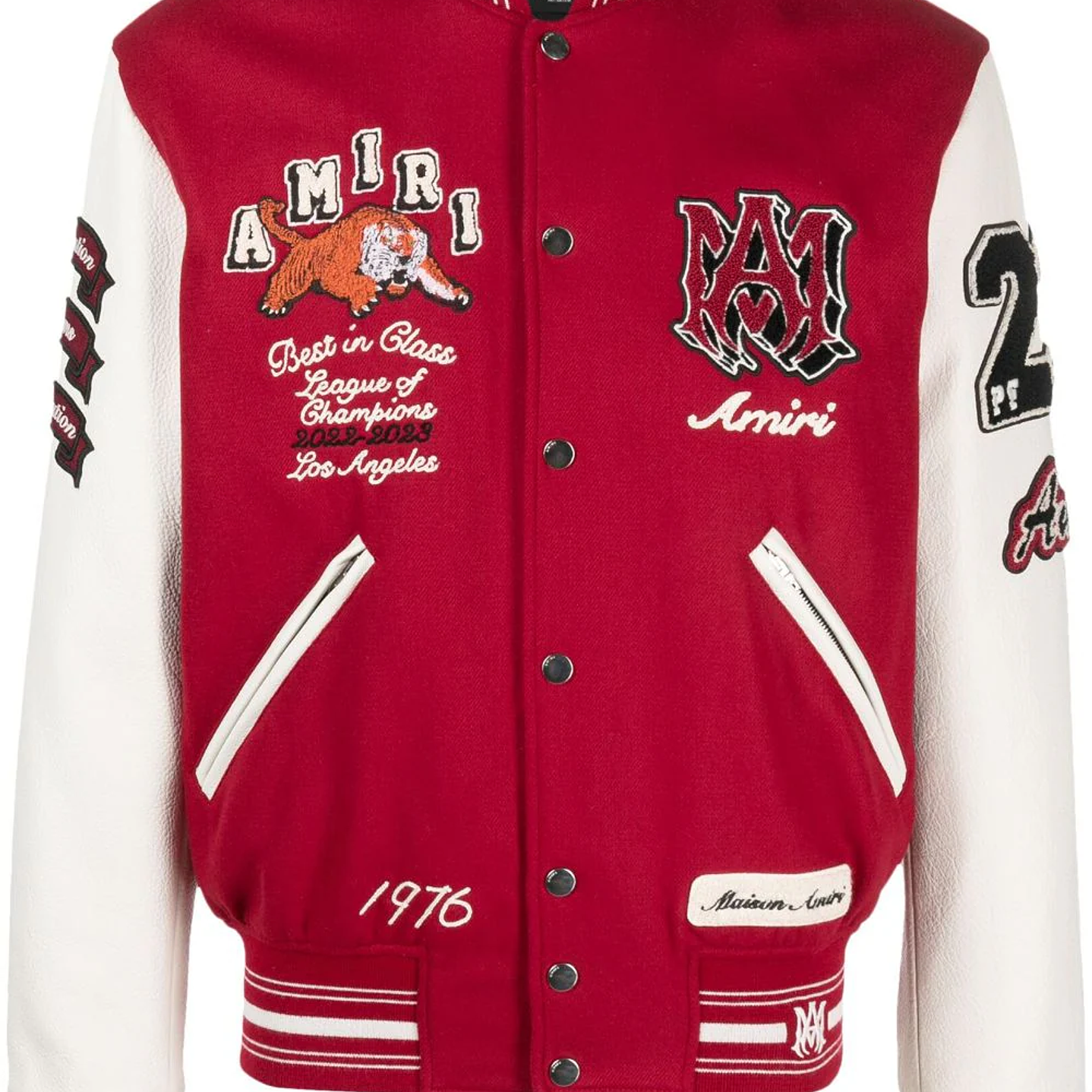 Varsity Jacket Amiri Best in Glass roja 1