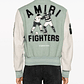 Varsity Jacket Amiri Fighters gris - Miniatura 3