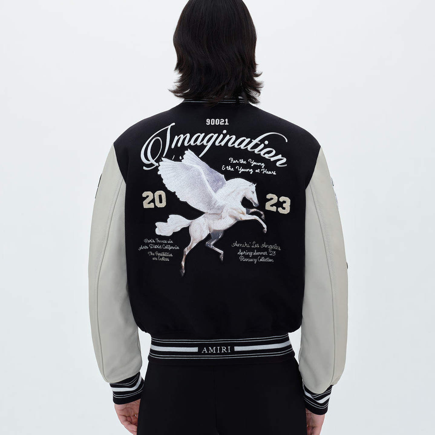 Varsity Jacket Amiri Imagination negra 3