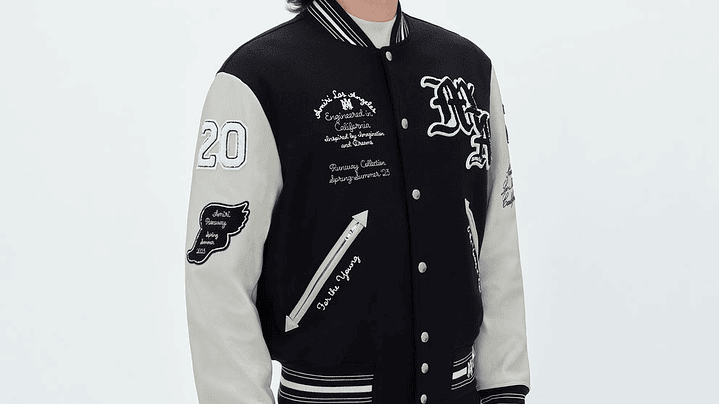 Varsity Jacket Amiri Imagination negra 4