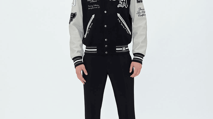Varsity Jacket Amiri Imagination negra 2