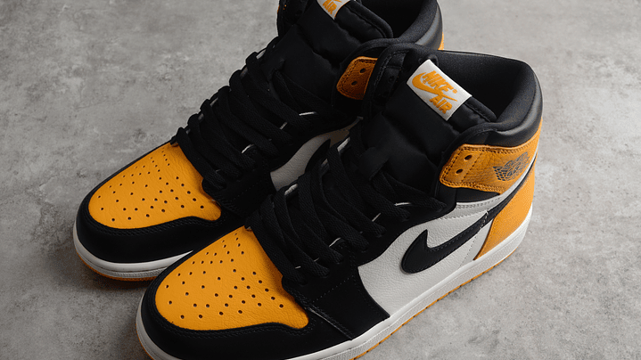 Jordan 1 mid Yellow Toe 3