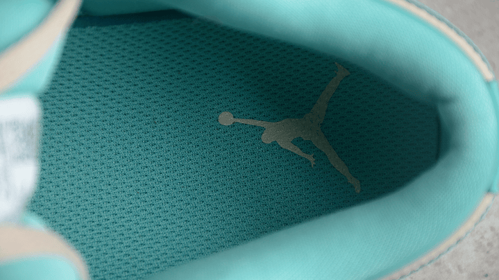 Jordan 1 low Cyan 6