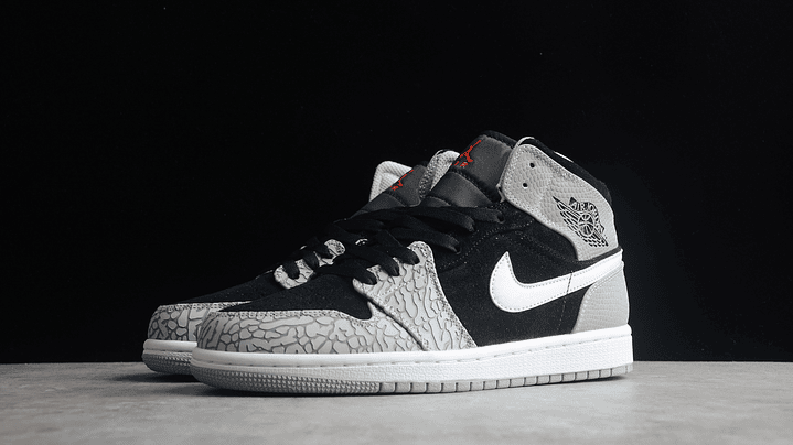 Jordan 1 mid elephant print 2