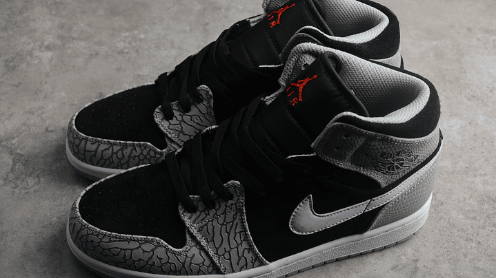 Jordan 1 mid elephant print 3