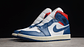 Jordan 1 mid french blue gym red - Miniatura 2