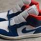 Jordan 1 mid french blue gym red - Miniatura 4