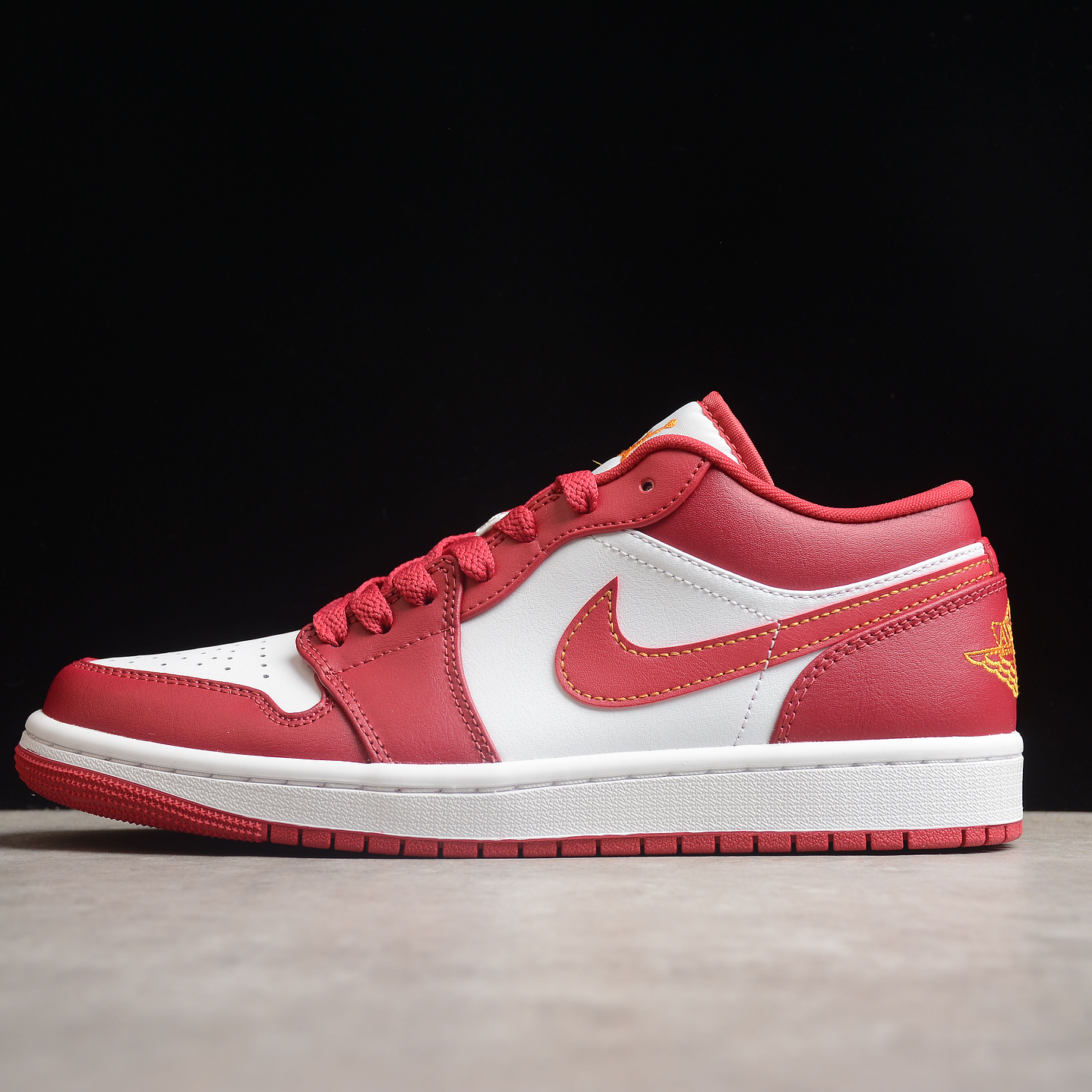 Jordan 1 low cardinal red 1