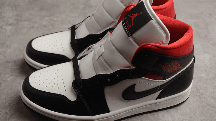 jordan 1 mid gym red panda 4