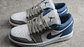 jordan 1 low french blue white - Miniatura 4