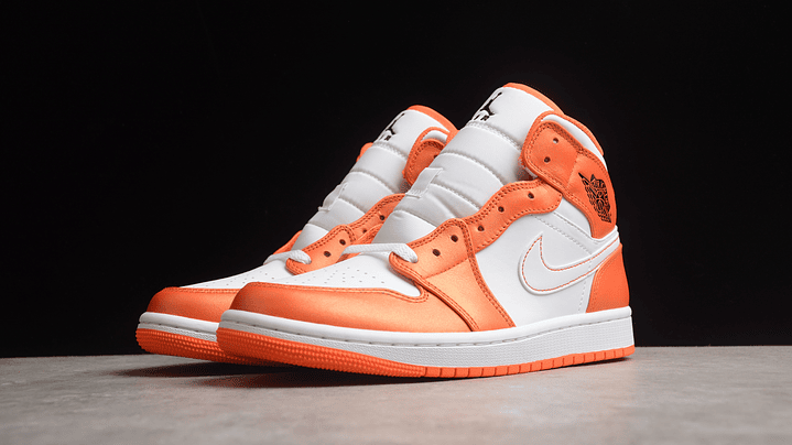 Jordan 1 mid metallic orange 2