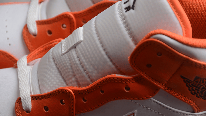 Jordan 1 mid metallic orange 6