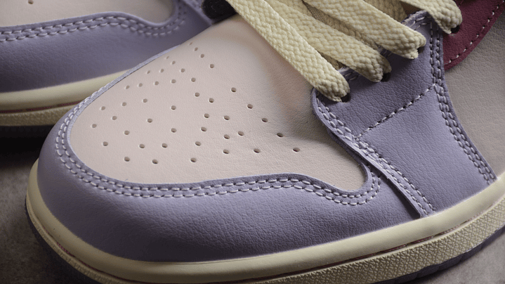 Jordan 1 low pastel plum 5