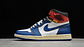 Jordan 1 high union los angeles blue toe - Miniatura 1