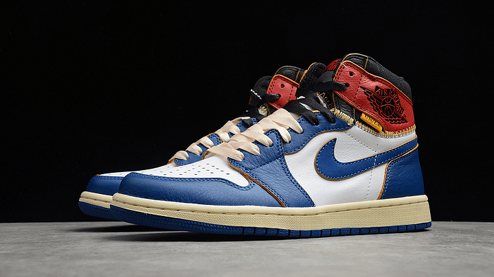 Jordan 1 high union los angeles blue toe 2