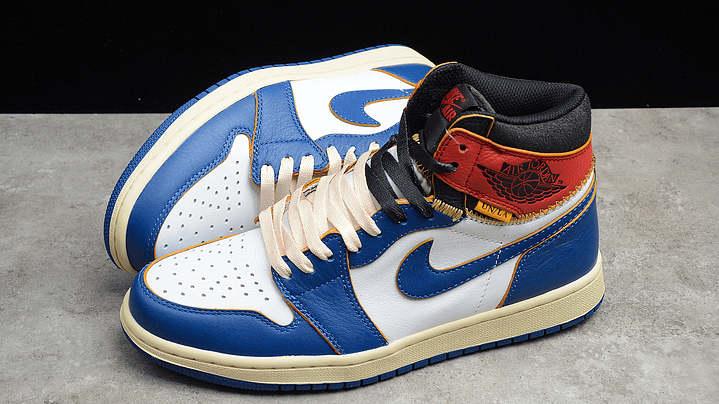 Jordan 1 high union los angeles blue toe 4