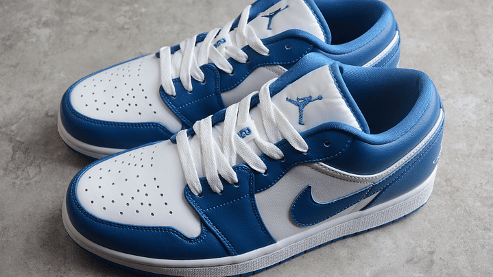 Jordan 1 low marina blue 4