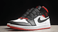 Jordan 1 Mid Gym Red/Black Toe - Miniatura 2