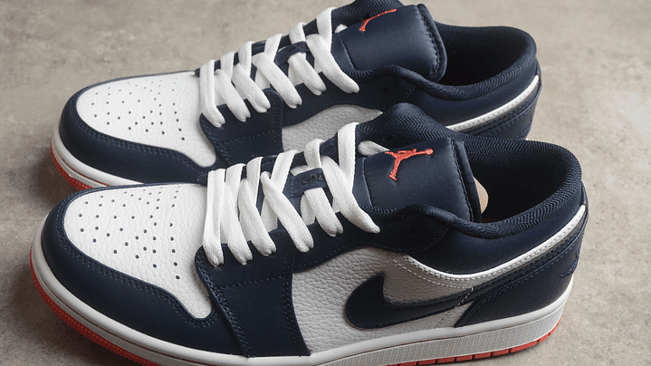Jordan 1 low obsidian ember glow 4