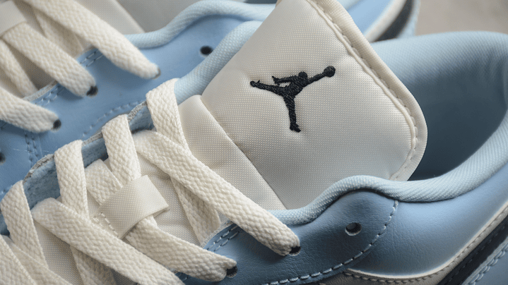 Jordan 1 low ice blue black 6