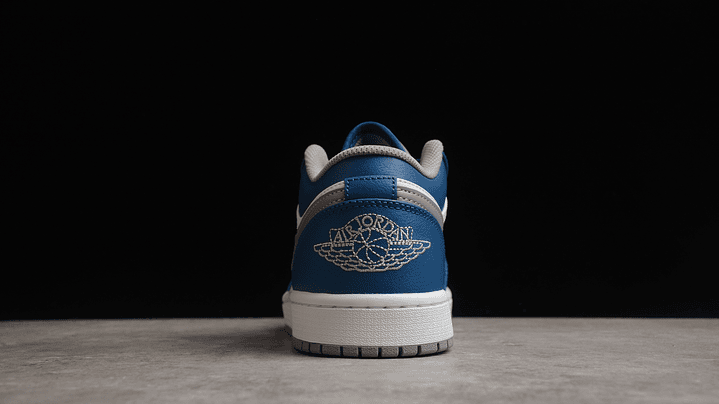 Jordan 1 low true blue cement 3