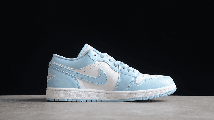 Jordan 1 low white ice blue 2