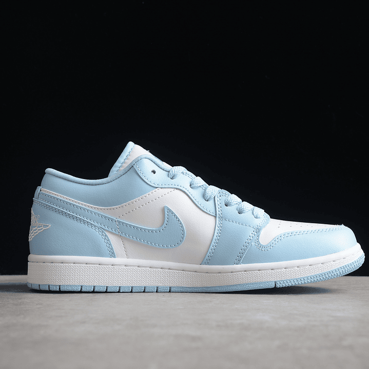 Jordan 1 low white ice blue 2