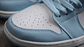 Jordan 1 low white ice blue - Miniatura 5