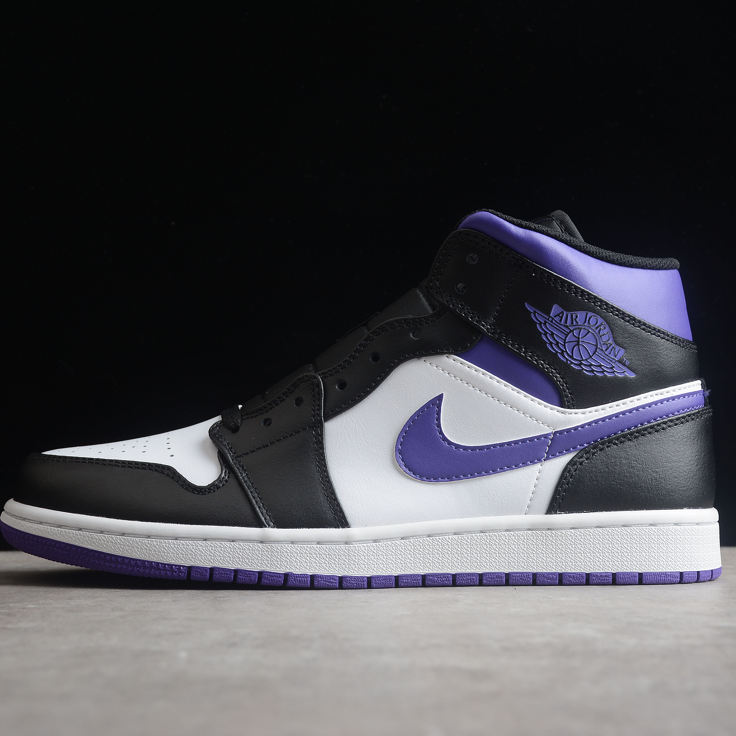 Jordan 1 mid dark iris 1