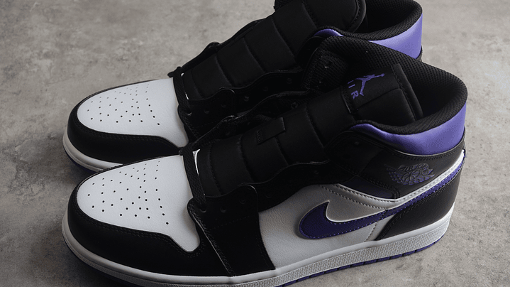 Jordan 1 mid dark iris 4
