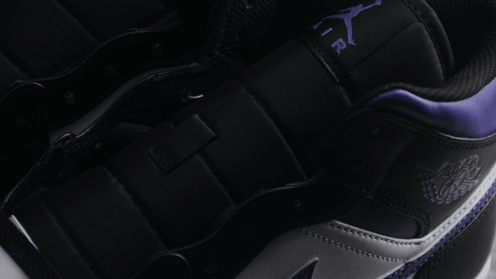 Jordan 1 mid dark iris 6