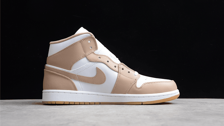 Jordan 1 mid tan gum 3