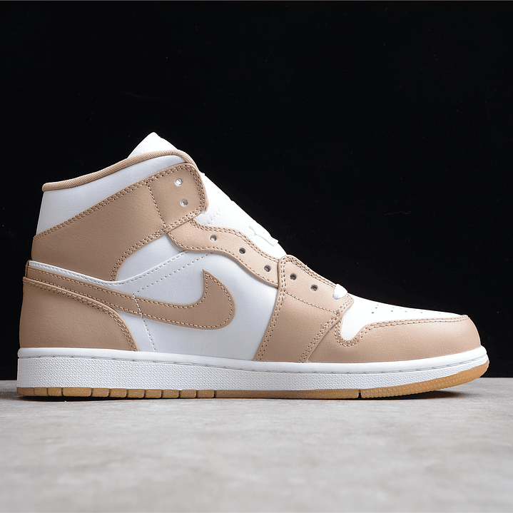 Jordan 1 mid tan gum 3